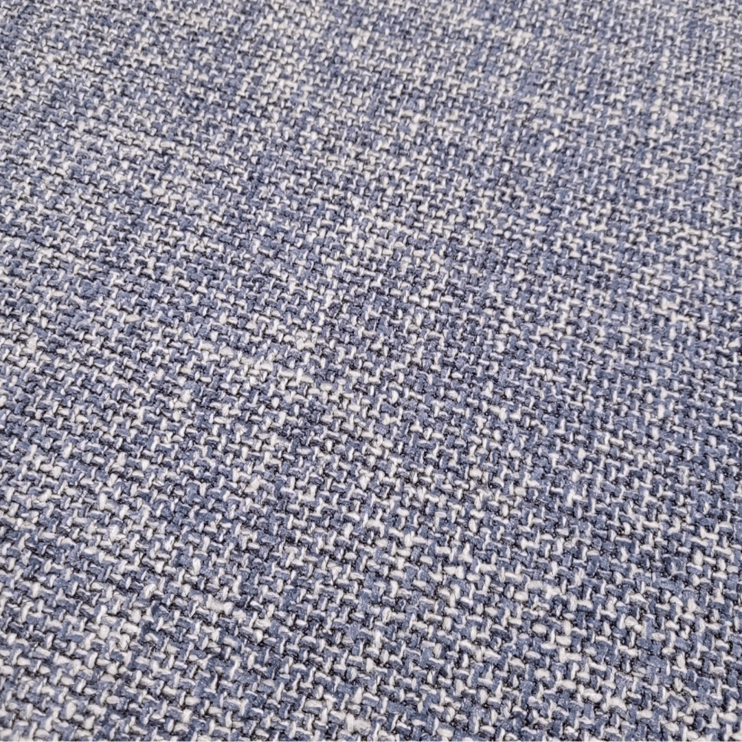 Latina Fabric Corner Lounge Suite - Denim Blue - LHF image 3